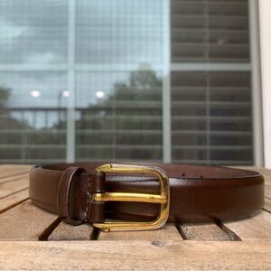 Christian Dior Belt 36 Vintage Brown